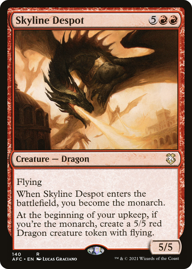 Skyline Despot (AFC-140) - Forgotten Realms Commander - Premium MTG Single from Wizards of the Coast - Just $0.17! Shop now at Game Crave Tournament Store