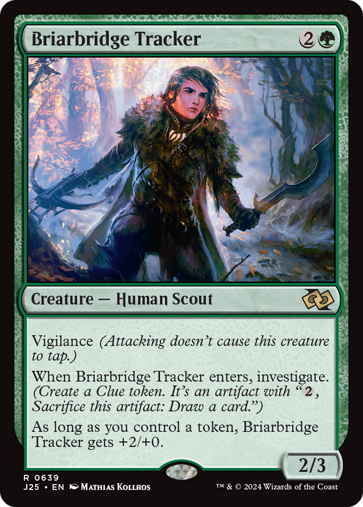 Briarbridge Tracker (J25-639) - Foundations Jumpstart - Premium MTG Single from Wizards of the Coast - Just $0.25! Shop now at Game Crave Tournament Store