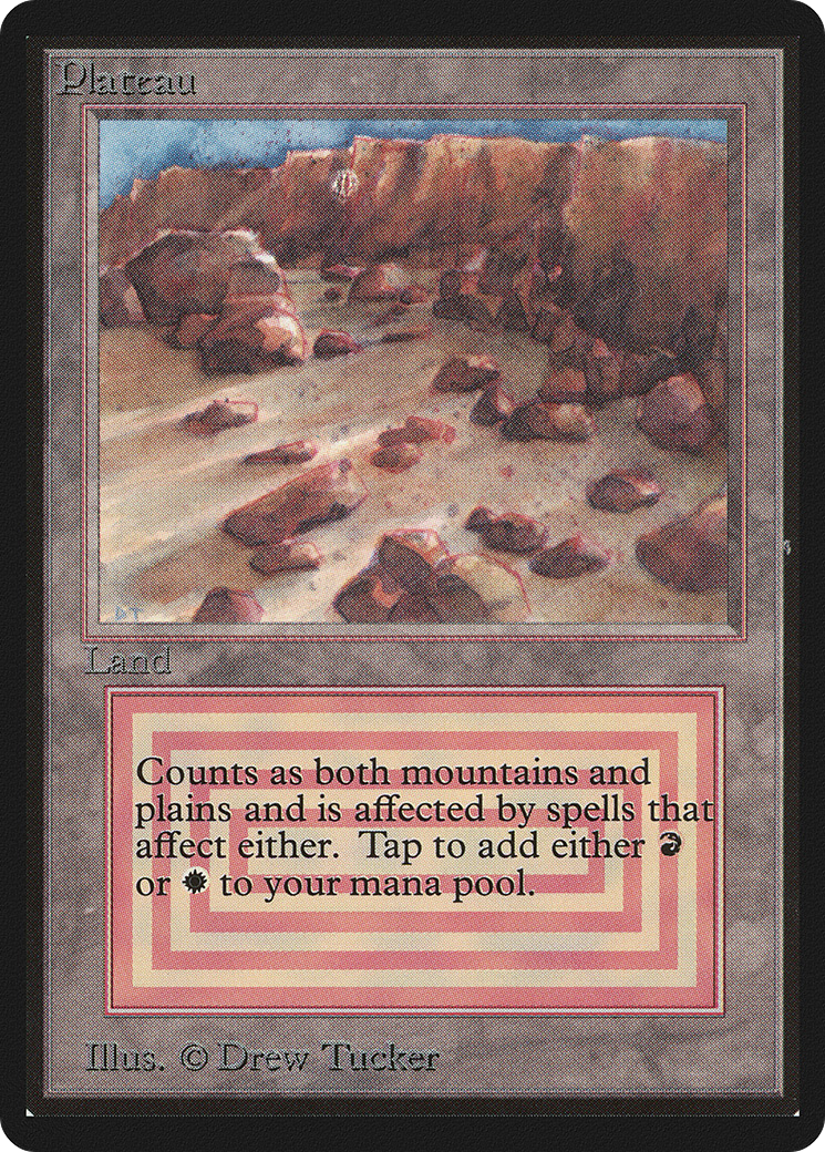Plateau (LEB-280) - Limited Edition Beta - Premium MTG Single from Wizards of the Coast - Just $528! Shop now at Game Crave Tournament Store