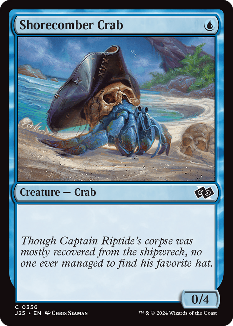 Shorecomber Crab (J25-356) - Foundations Jumpstart - Premium MTG Single from Wizards of the Coast - Just $0.25! Shop now at Game Crave Tournament Store