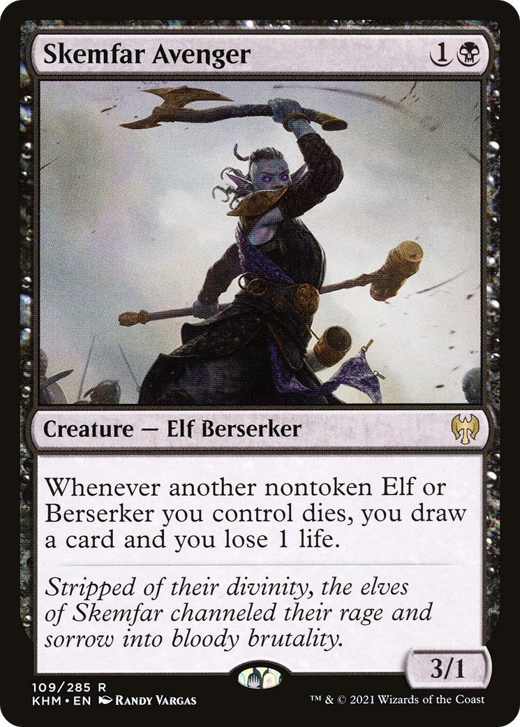 Skemfar Avenger (KHM-109) - Kaldheim Foil - Premium MTG Single from Wizards of the Coast - Just $0.08! Shop now at Game Crave Tournament Store