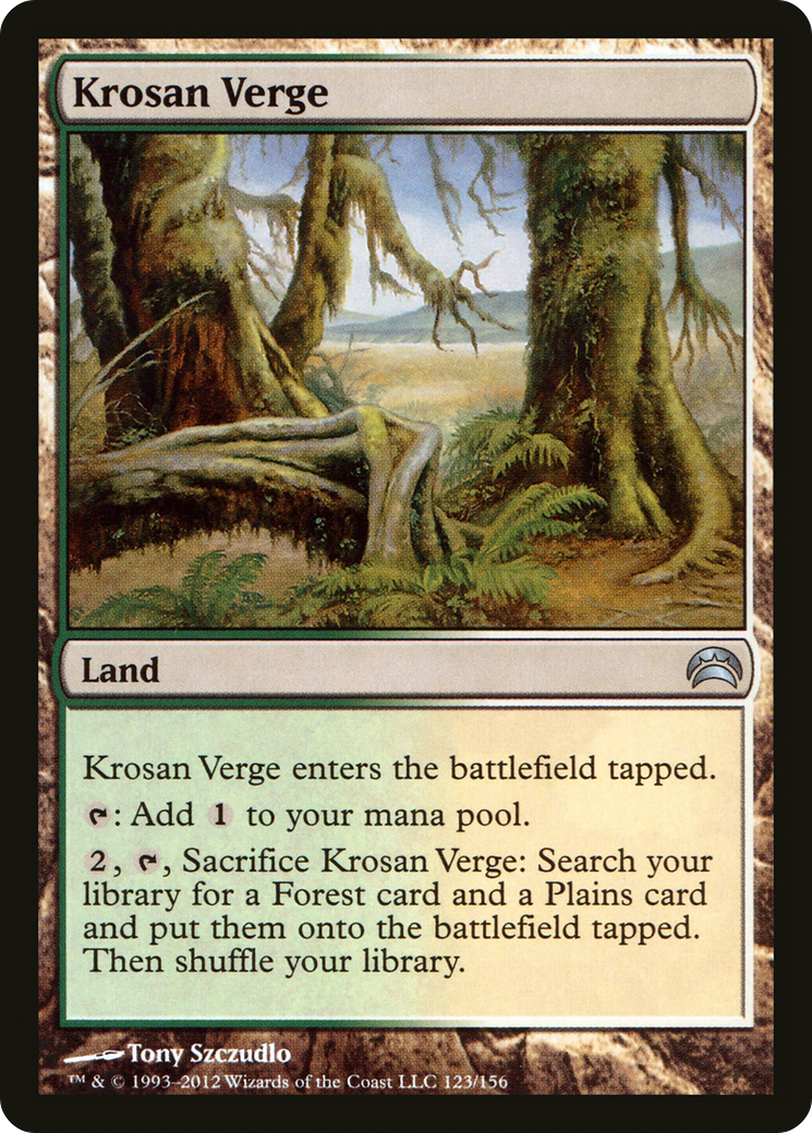 Krosan Verge (PC2-123) - Planechase 2012 - Premium MTG Single from Wizards of the Coast - Just $0.08! Shop now at Game Crave Tournament Store