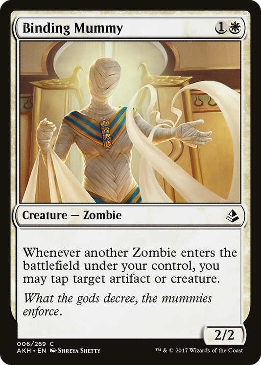 Binding Mummy (AKH-006) - Amonkhet - Premium MTG Single from Wizards of the Coast - Just $0.08! Shop now at Game Crave Tournament Store