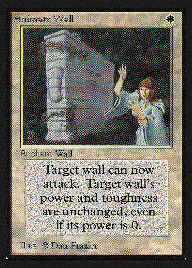 Animate Wall (CED-001) - Collectors' Edition - Premium MTG Single from Wizards of the Coast - Just $0.73! Shop now at Game Crave Tournament Store