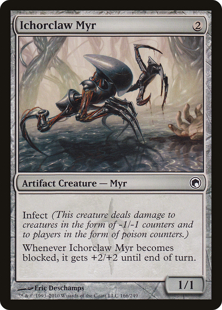 Ichorclaw Myr (SOM-166) - Scars of Mirrodin Foil - Premium MTG Single from Wizards of the Coast - Just $2.48! Shop now at Game Crave Tournament Store