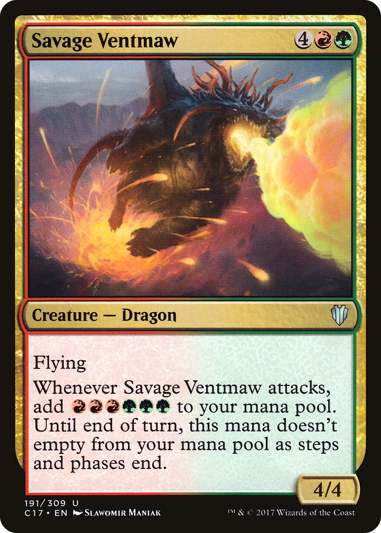 Savage Ventmaw (C17-191) - Commander 2017 - Premium MTG Single from Wizards of the Coast - Just $0.93! Shop now at Game Crave Tournament Store