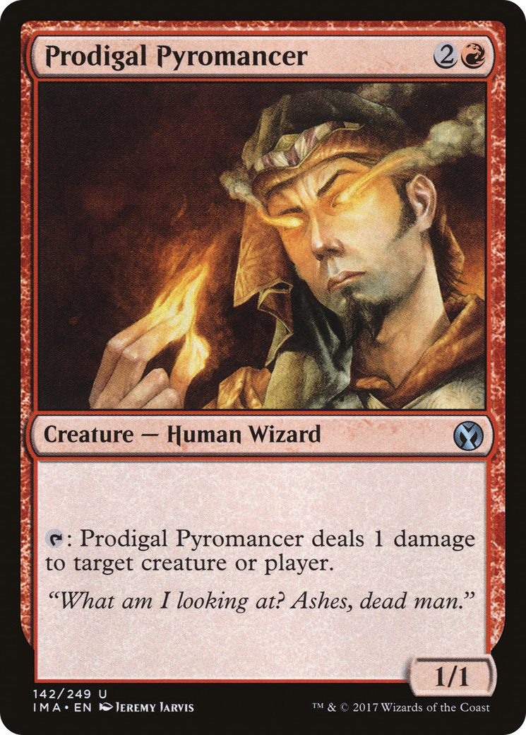 Prodigal Pyromancer (IMA-142) - Iconic Masters Foil - Premium MTG Single from Wizards of the Coast - Just $0.08! Shop now at Game Crave Tournament Store