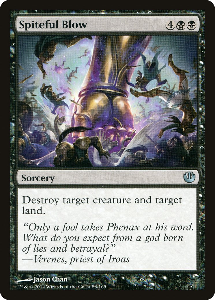 Spiteful Blow (JOU-083) - Journey into Nyx Foil - Premium MTG Single from Wizards of the Coast - Just $0.08! Shop now at Game Crave Tournament Store