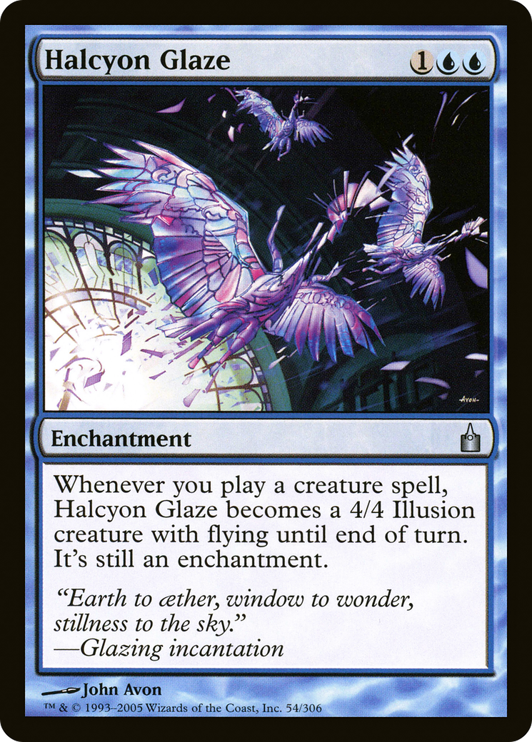 Halcyon Glaze (RAV-054) - Ravnica: City of Guilds Foil - Premium MTG Single from Wizards of the Coast - Just $0.11! Shop now at Game Crave Tournament Store