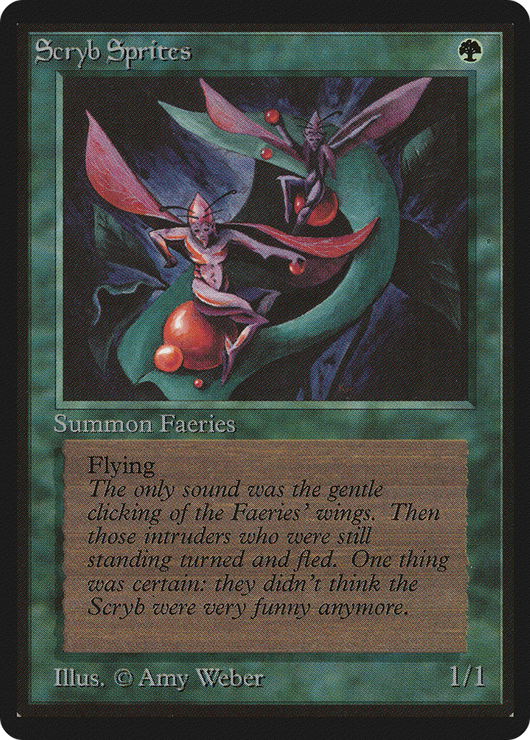 Scryb Sprites (LEB-216) - Limited Edition Beta - Premium MTG Single from Wizards of the Coast - Just $3.32! Shop now at Game Crave Tournament Store