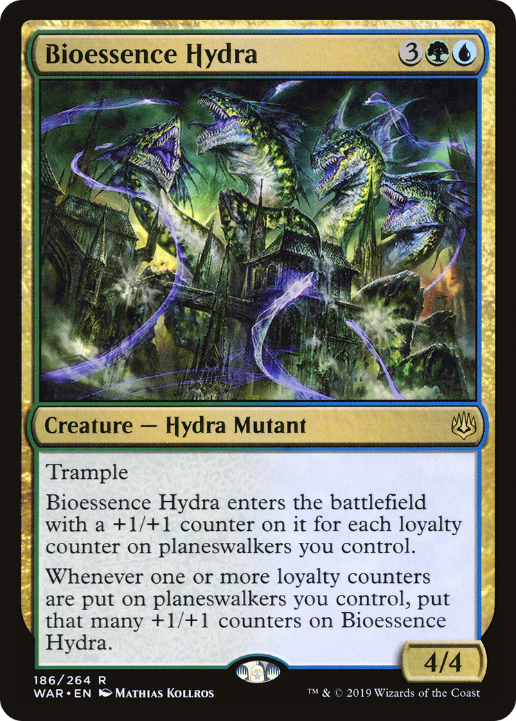 Bioessence Hydra (WAR-186) - War of the Spark Foil - Premium MTG Single from Wizards of the Coast - Just $0.11! Shop now at Game Crave Tournament Store