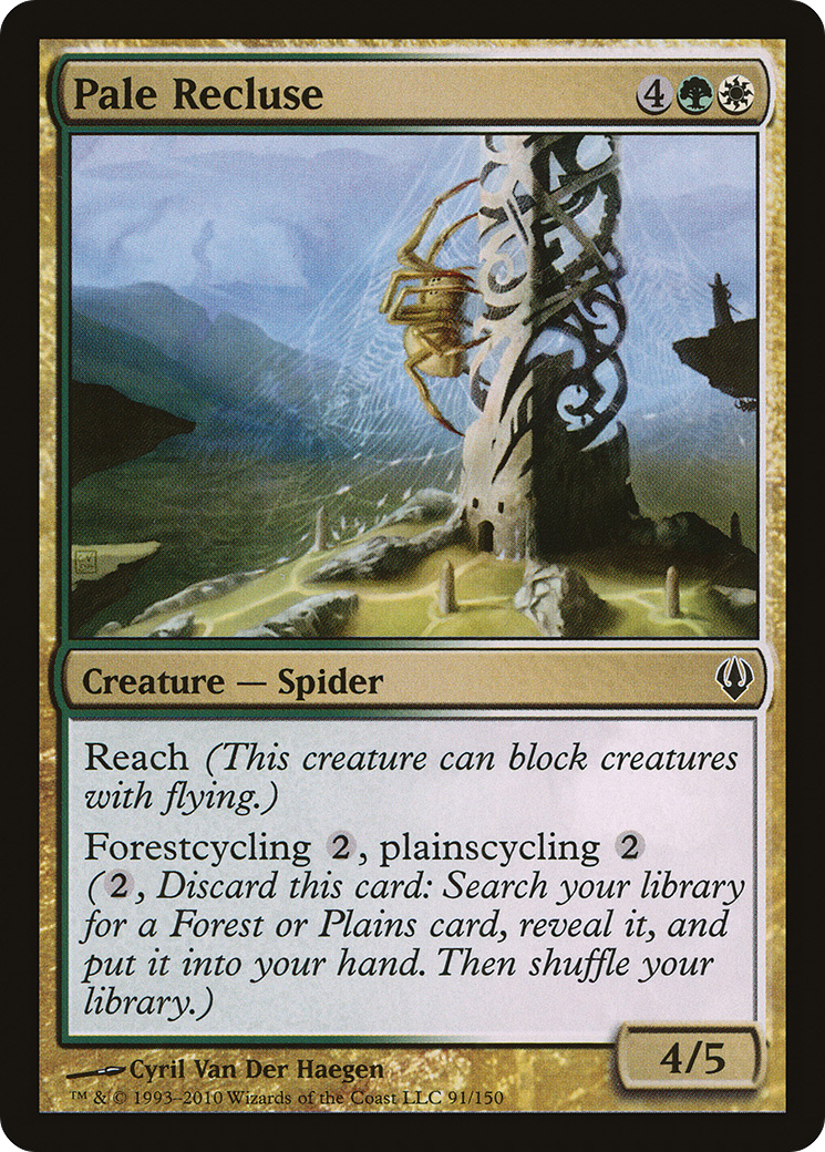 Pale Recluse (ARC-091) - Archenemy - Premium MTG Single from Wizards of the Coast - Just $0.17! Shop now at Game Crave Tournament Store