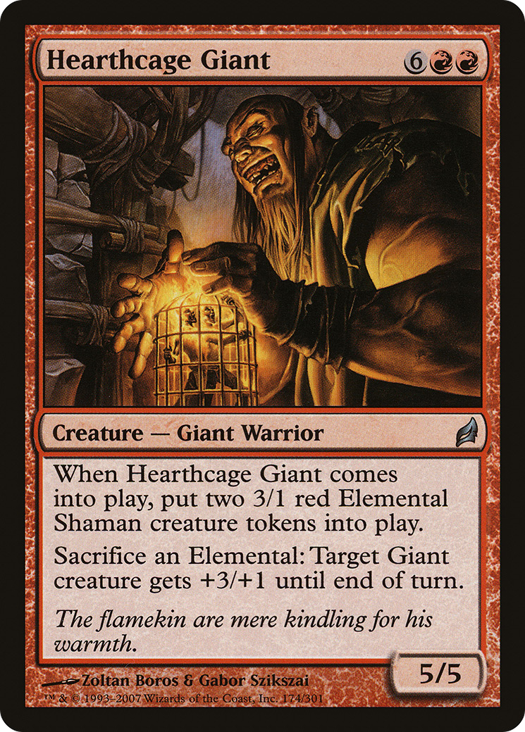 Hearthcage Giant (LRW-174) - Lorwyn - Premium MTG Single from Wizards of the Coast - Just $0.08! Shop now at Game Crave Tournament Store