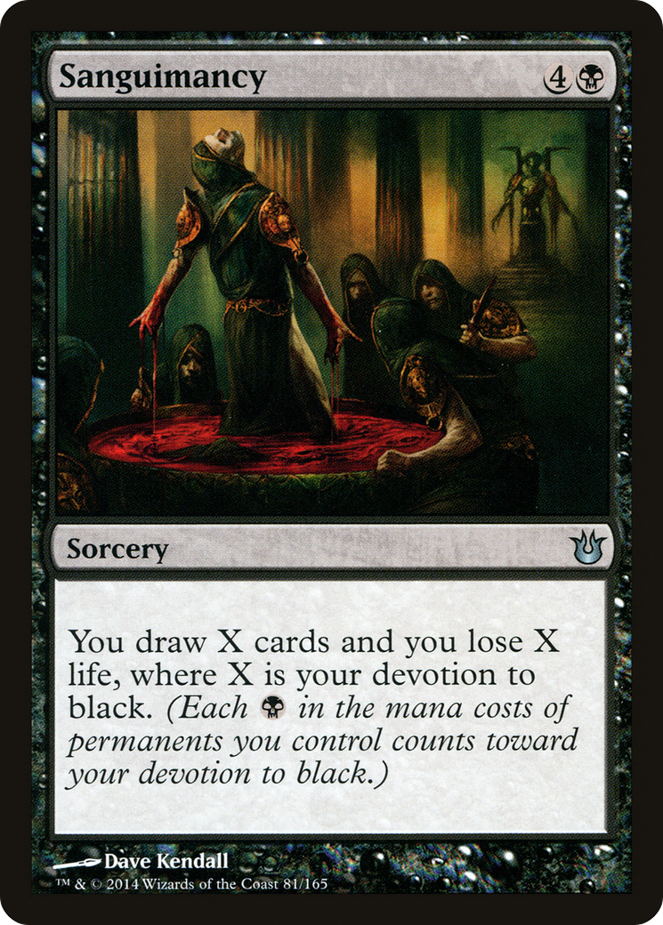 Sanguimancy (BNG-081) - Born of the Gods Foil - Premium MTG Single from Wizards of the Coast - Just $0.12! Shop now at Game Crave Tournament Store