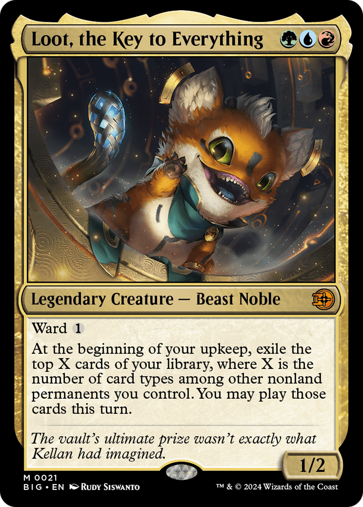 Loot, the Key to Everything (BIG-021) - The Big Score - Premium MTG Single from Wizards of the Coast - Just $0.38! Shop now at Game Crave Tournament Store