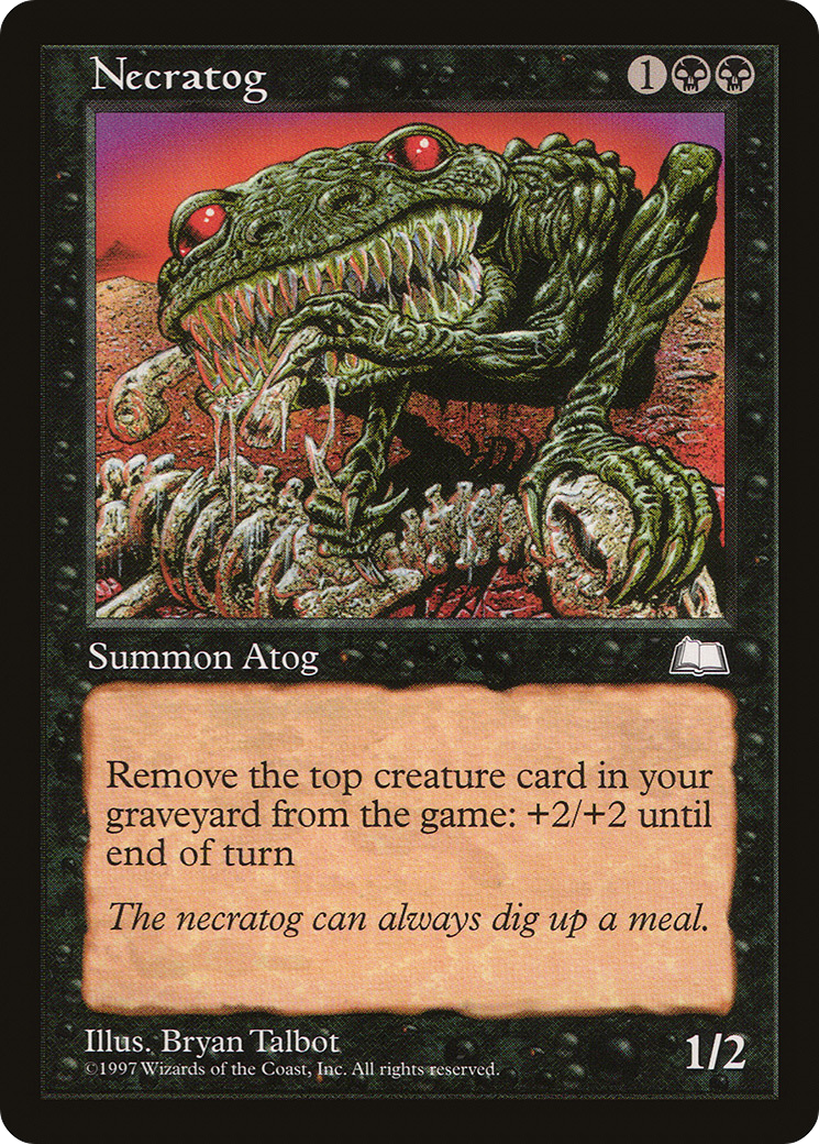 Necratog (WTH-076) - Weatherlight - Premium MTG Single from Wizards of the Coast - Just $0.08! Shop now at Game Crave Tournament Store