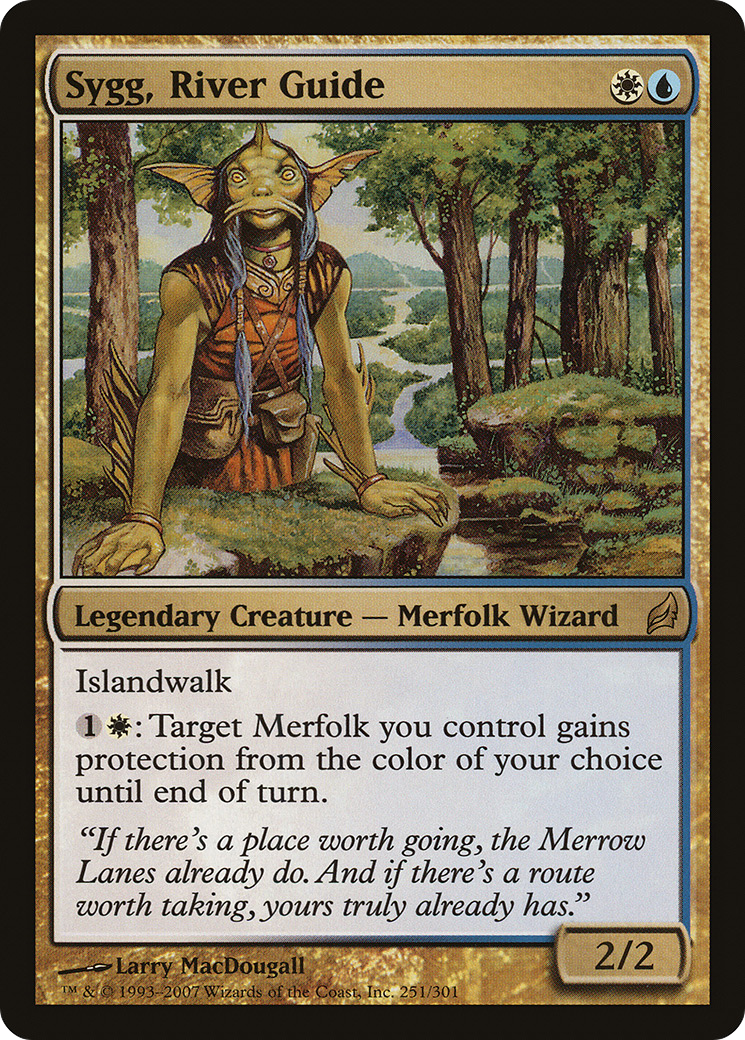 Sygg, River Guide (LRW-251) - Lorwyn Foil - Premium MTG Single from Wizards of the Coast - Just $4.64! Shop now at Game Crave Tournament Store
