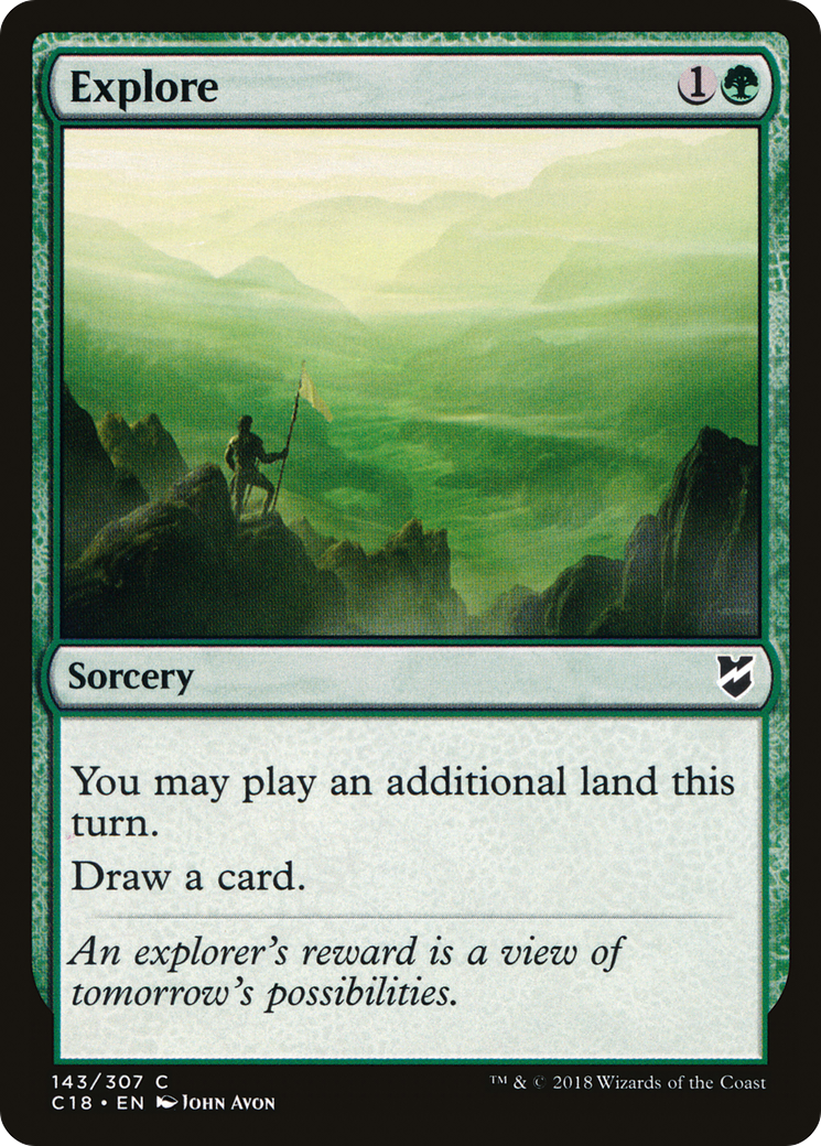 Explore (C18-143) - Commander 2018 - Premium MTG Single from Wizards of the Coast - Just $0.08! Shop now at Game Crave Tournament Store