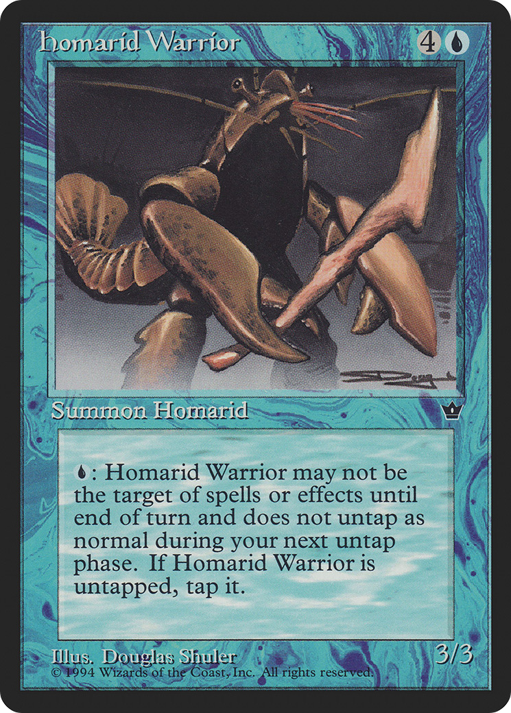 Homarid Warrior (FEM-22C) - Fallen Empires - Premium MTG Single from Wizards of the Coast - Just $0.08! Shop now at Game Crave Tournament Store