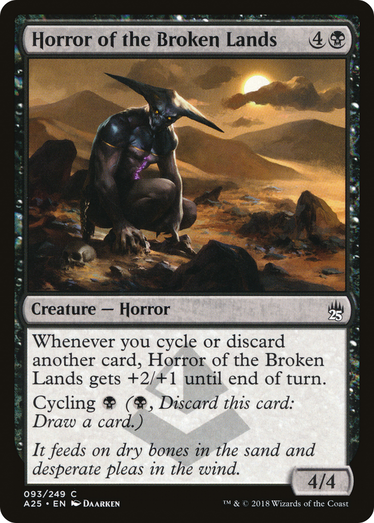 Horror of the Broken Lands (A25-093) - Masters 25 Foil - Premium MTG Single from Wizards of the Coast - Just $0.29! Shop now at Game Crave Tournament Store