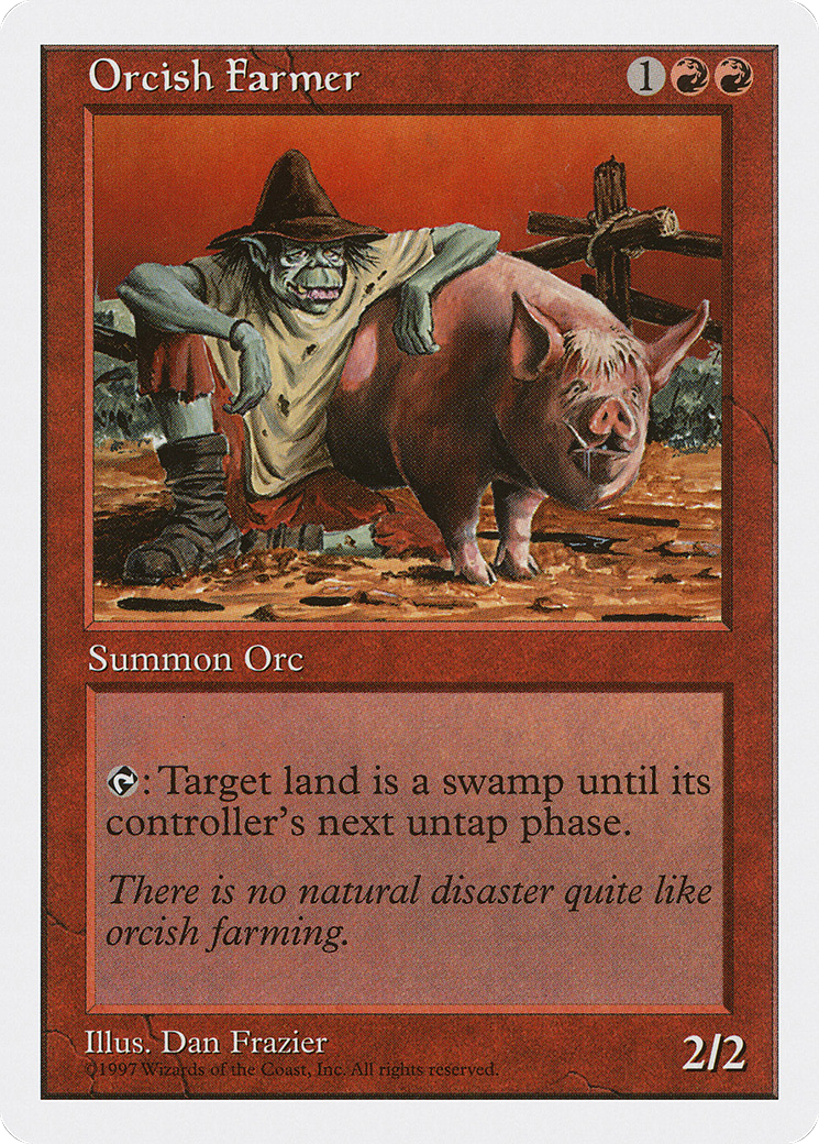 Orcish Farmer (5ED-256) - Fifth Edition - Premium MTG Single from Wizards of the Coast - Just $0.08! Shop now at Game Crave Tournament Store