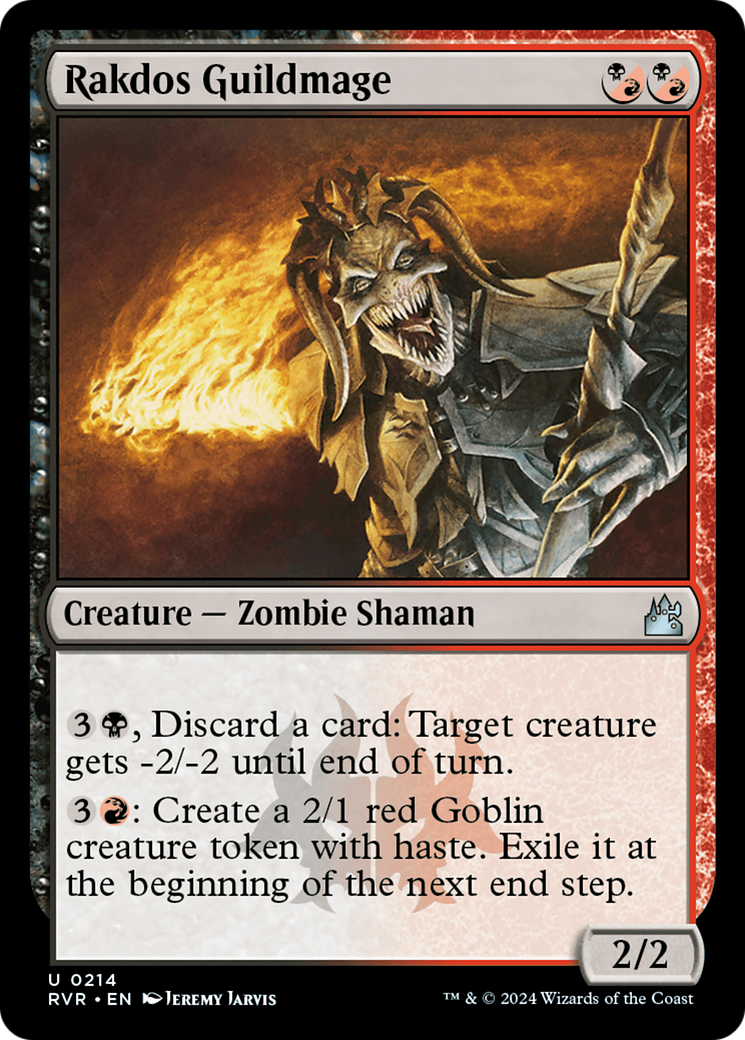 Rakdos Guildmage (RVR-214) - Ravnica Remastered Foil - Premium MTG Single from Wizards of the Coast - Just $0.25! Shop now at Game Crave Tournament Store