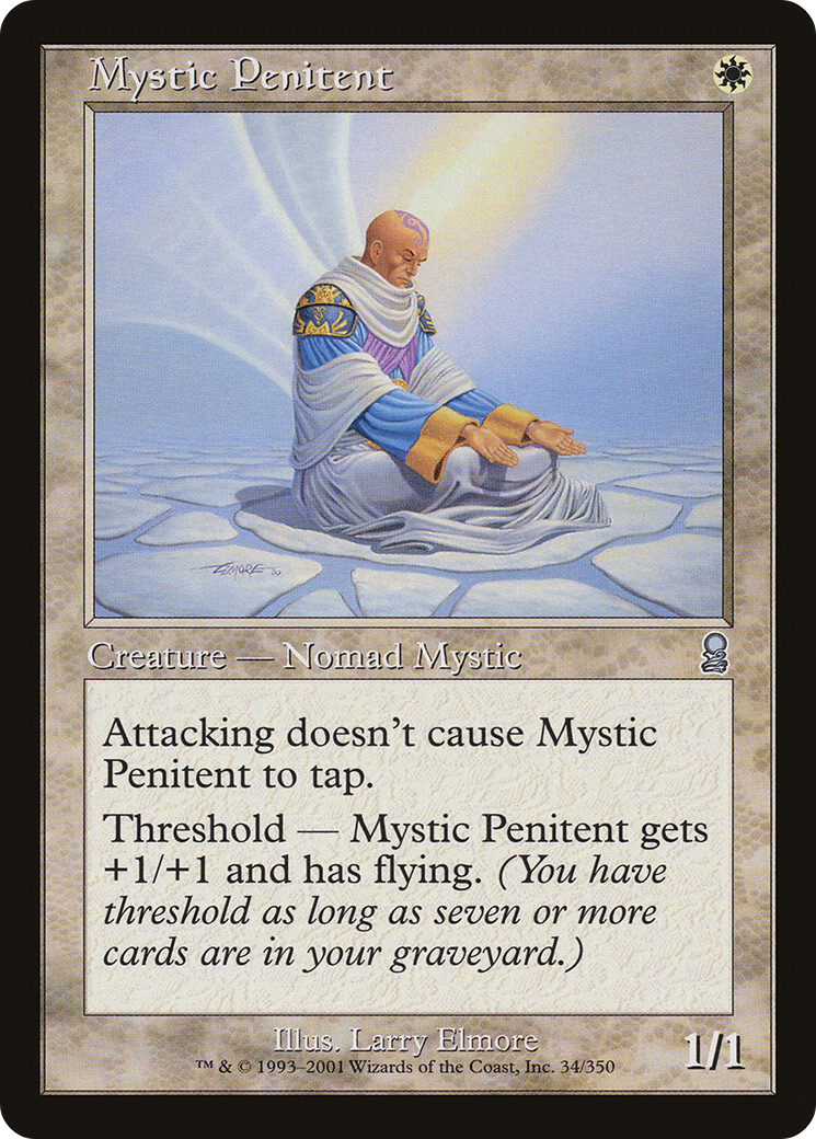 Mystic Penitent (ODY-034) - Odyssey - Premium MTG Single from Wizards of the Coast - Just $0.08! Shop now at Game Crave Tournament Store