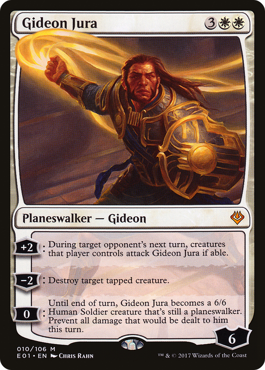Gideon Jura (E01-010) - Archenemy: Nicol Bolas - Premium MTG Single from Wizards of the Coast - Just $0.09! Shop now at Game Crave Tournament Store