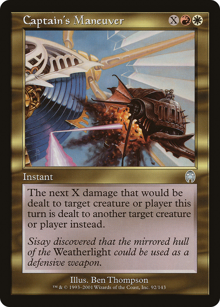 Captain's Maneuver (APC-092) - Apocalypse - Premium MTG Single from Wizards of the Coast - Just $0.08! Shop now at Game Crave Tournament Store