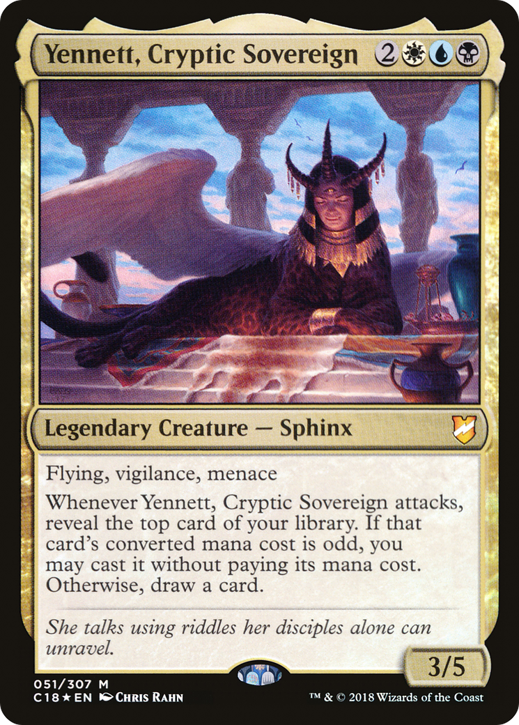 Yennett, Cryptic Sovereign (C18-051) - Commander 2018 Foil - Premium MTG Single from Wizards of the Coast - Just $0.11! Shop now at Game Crave Tournament Store