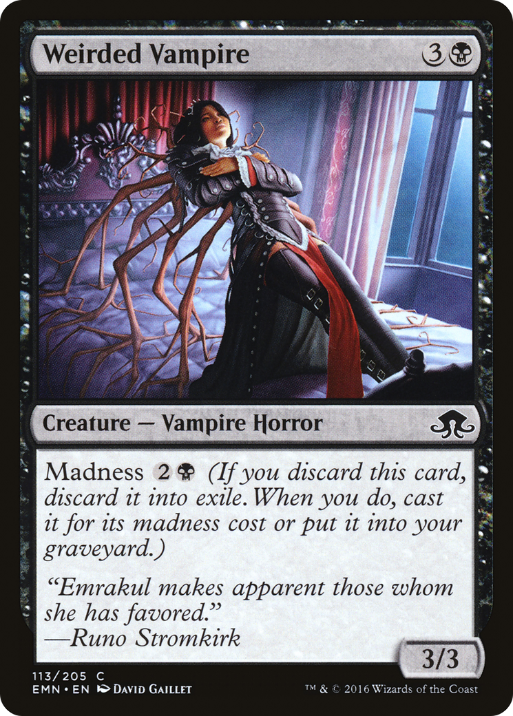 Weirded Vampire (EMN-113) - Eldritch Moon - Premium MTG Single from Wizards of the Coast - Just $0.25! Shop now at Game Crave Tournament Store