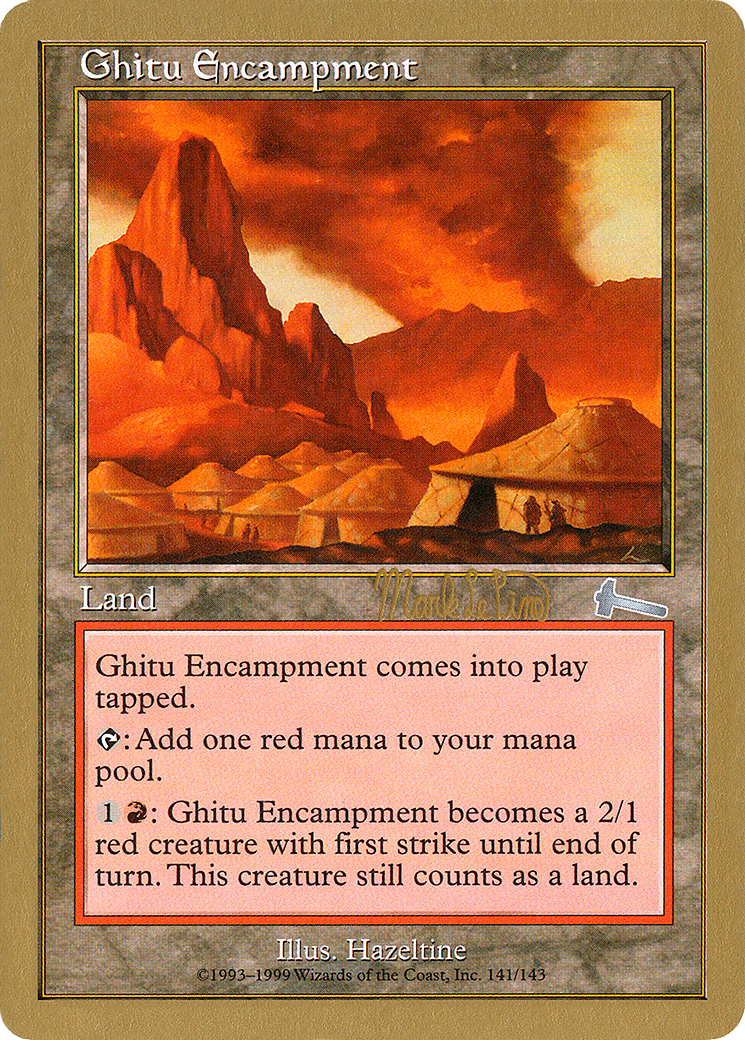 Ghitu Encampment (WC99-MLP141) - World Championship Decks 1999 - Premium MTG Single from Wizards of the Coast - Just $0.15! Shop now at Game Crave Tournament Store