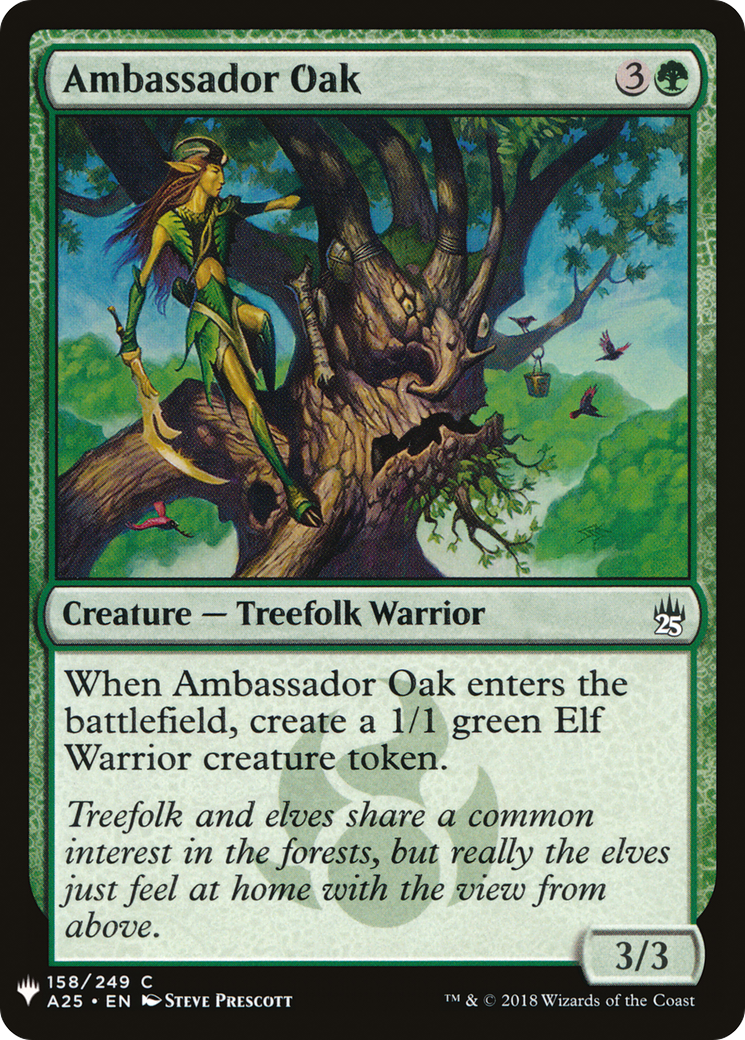 Ambassador Oak (MB1-1117) - Mystery Booster - Premium MTG Single from Wizards of the Coast - Just $0.25! Shop now at Game Crave Tournament Store