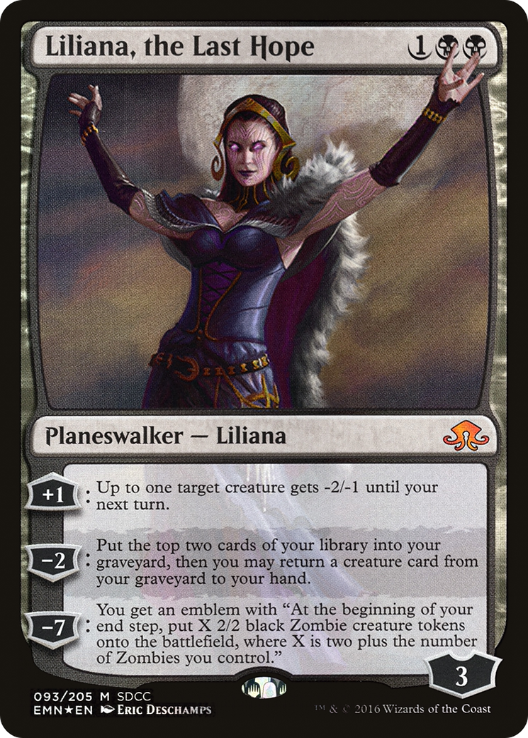 Liliana, the Last Hope (PS16-093) - San Diego Comic-Con 2016 Foil - Premium MTG Single from Wizards of the Coast - Just $5.52! Shop now at Game Crave Tournament Store