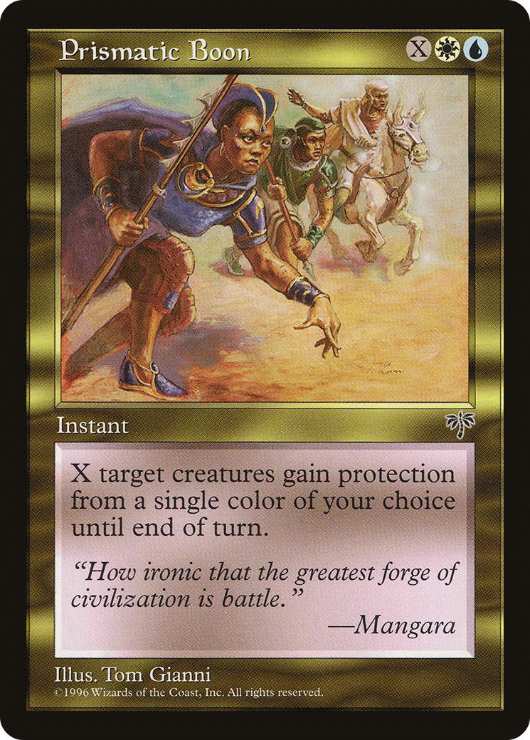 Prismatic Boon (MIR-274) - Mirage - Premium MTG Single from Wizards of the Coast - Just $0.25! Shop now at Game Crave Tournament Store