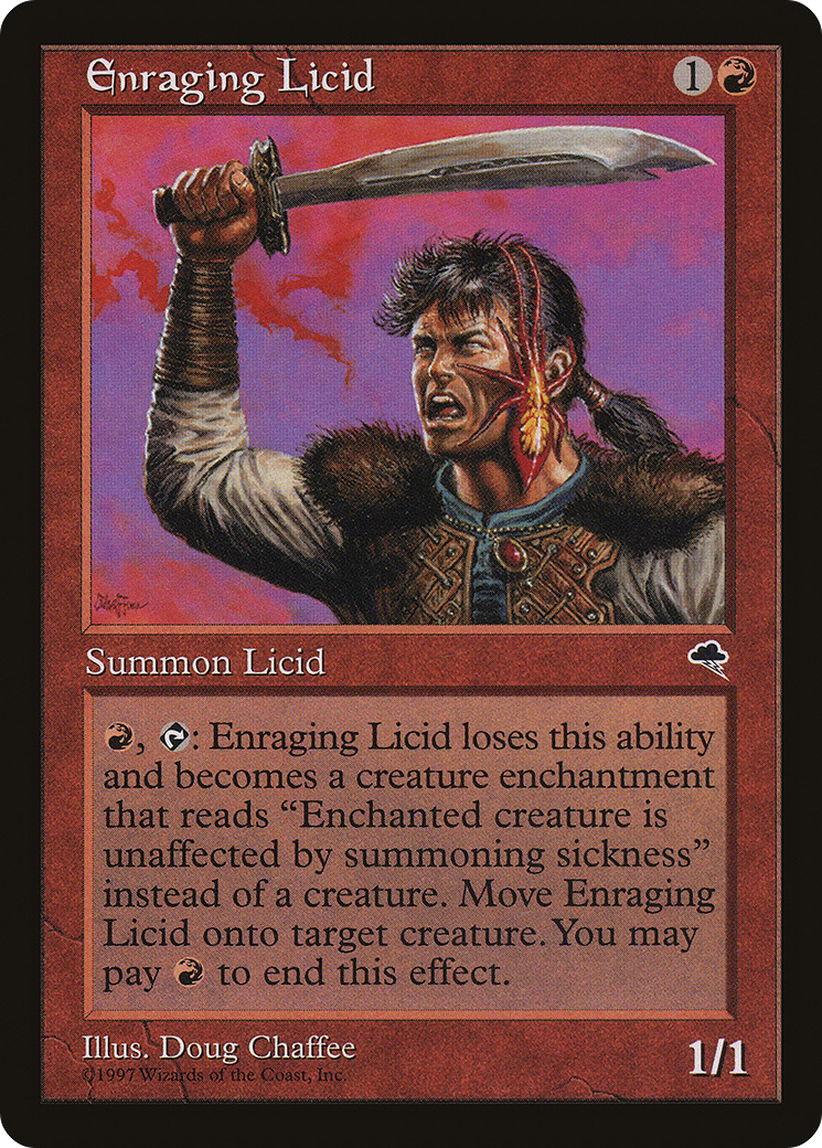Enraging Licid (TMP-171) - Tempest - Premium MTG Single from Wizards of the Coast - Just $0.25! Shop now at Game Crave Tournament Store
