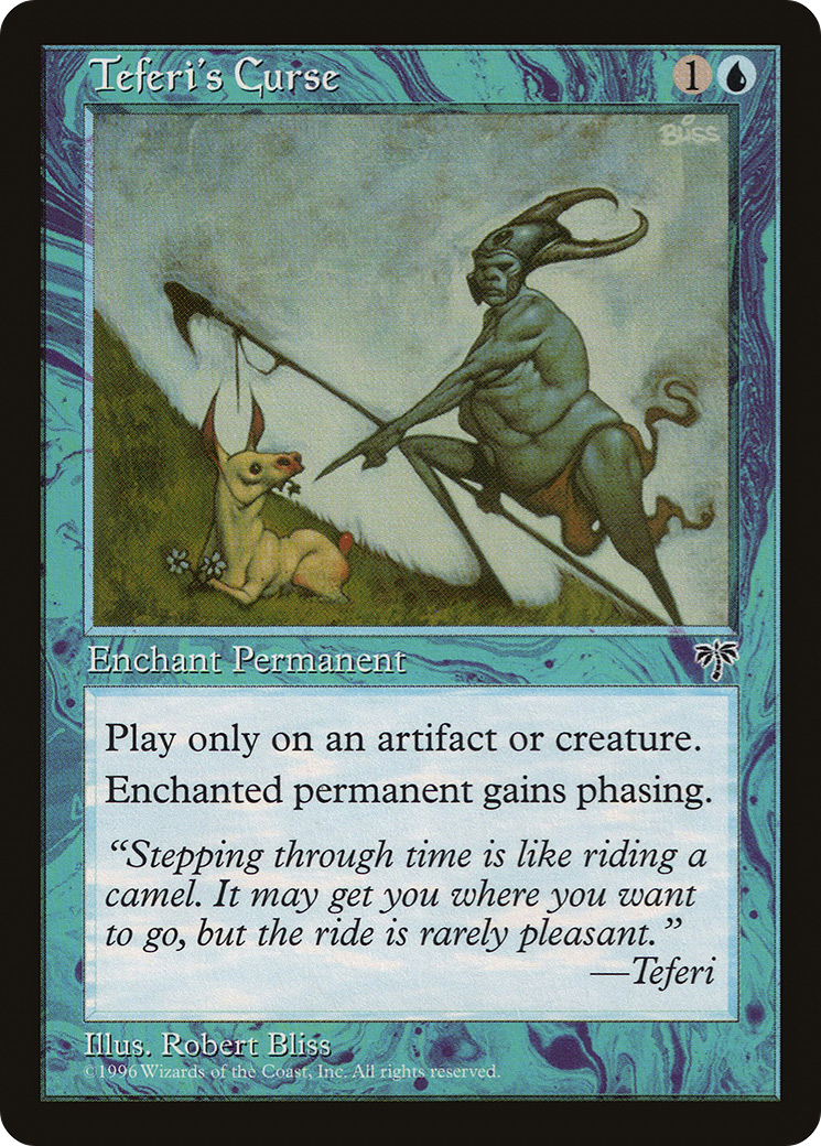 Teferi's Curse (MIR-096) - Mirage - Premium MTG Single from Wizards of the Coast - Just $0.08! Shop now at Game Crave Tournament Store