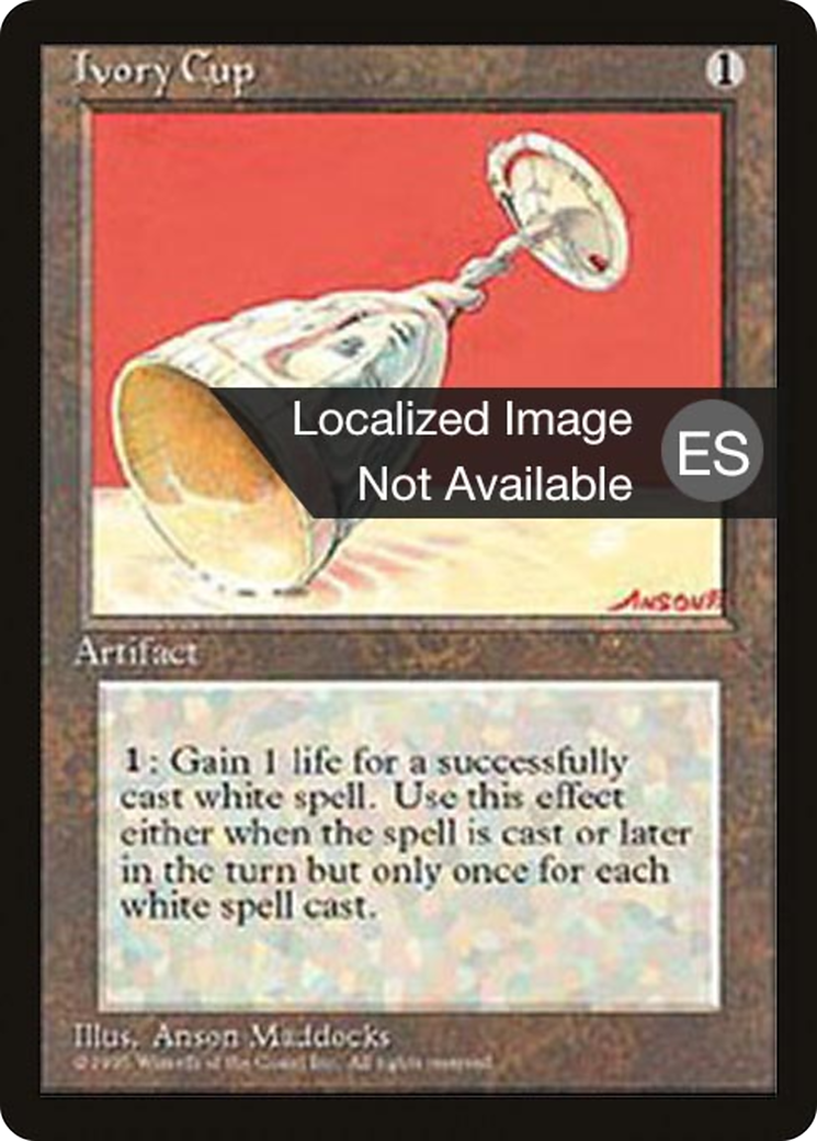 Ivory Cup (4BB-327) - Fourth Edition Foreign Black Border - Premium MTG Single from Wizards of the Coast - Just $0.72! Shop now at Game Crave Tournament Store