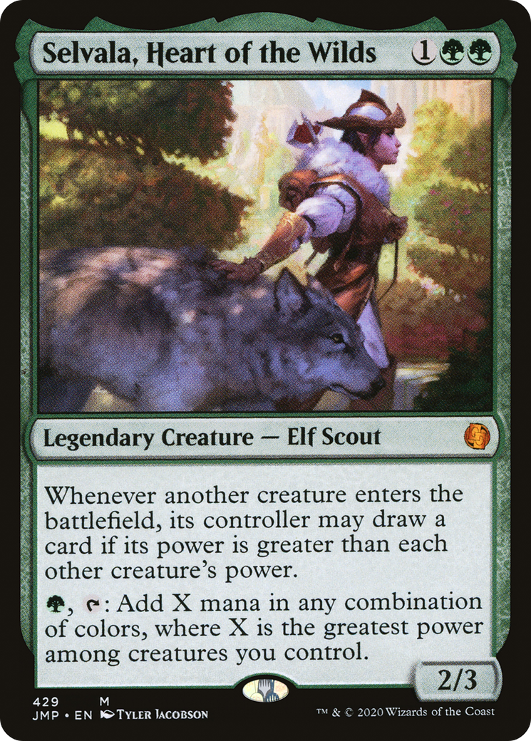 Selvala, Heart of the Wilds (JMP-429) - Jumpstart - Premium MTG Single from Wizards of the Coast - Just $1.51! Shop now at Game Crave Tournament Store