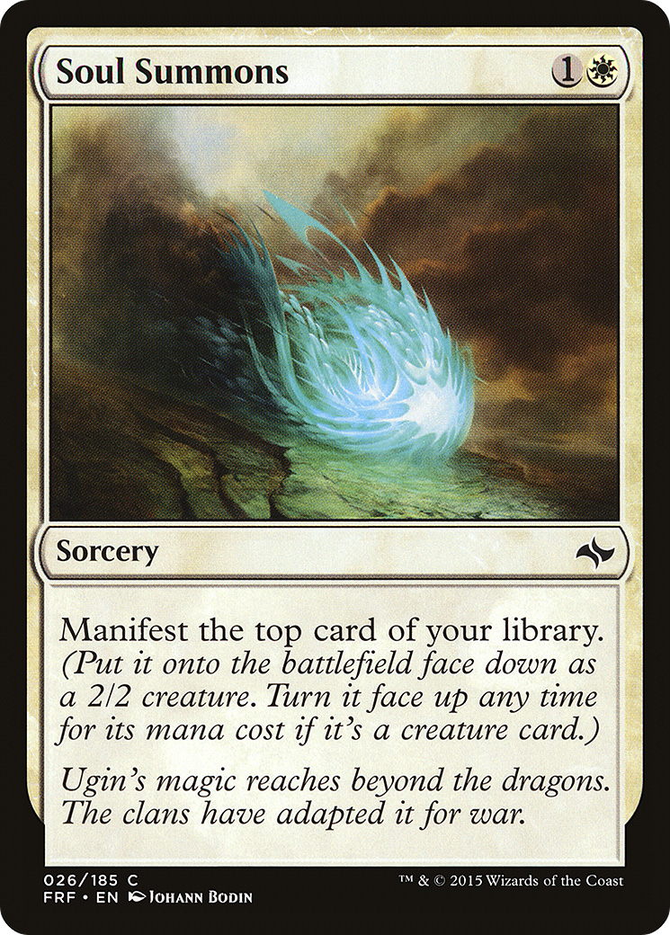 Soul Summons (FRF-026) - Fate Reforged Foil - Premium MTG Single from Wizards of the Coast - Just $0.08! Shop now at Game Crave Tournament Store