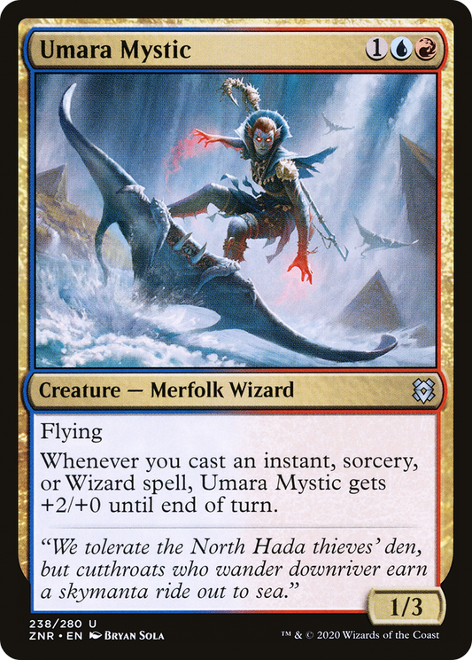 Umara Mystic (ZNR-238) - Zendikar Rising Foil - Premium MTG Single from Wizards of the Coast - Just $0.08! Shop now at Game Crave Tournament Store