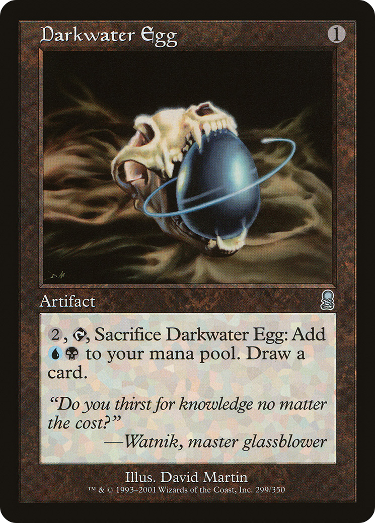Darkwater Egg (ODY-299) - Odyssey - Premium MTG Single from Wizards of the Coast - Just $0.08! Shop now at Game Crave Tournament Store