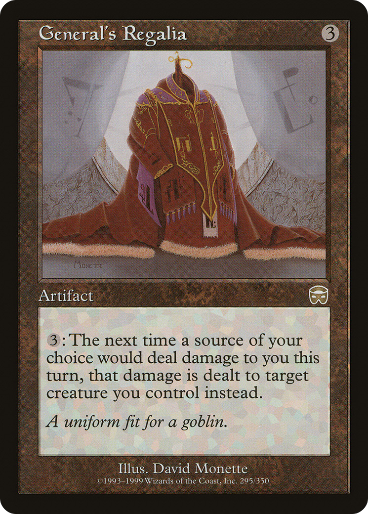 General's Regalia (MMQ-295) - Mercadian Masques - Premium MTG Single from Wizards of the Coast - Just $0.12! Shop now at Game Crave Tournament Store