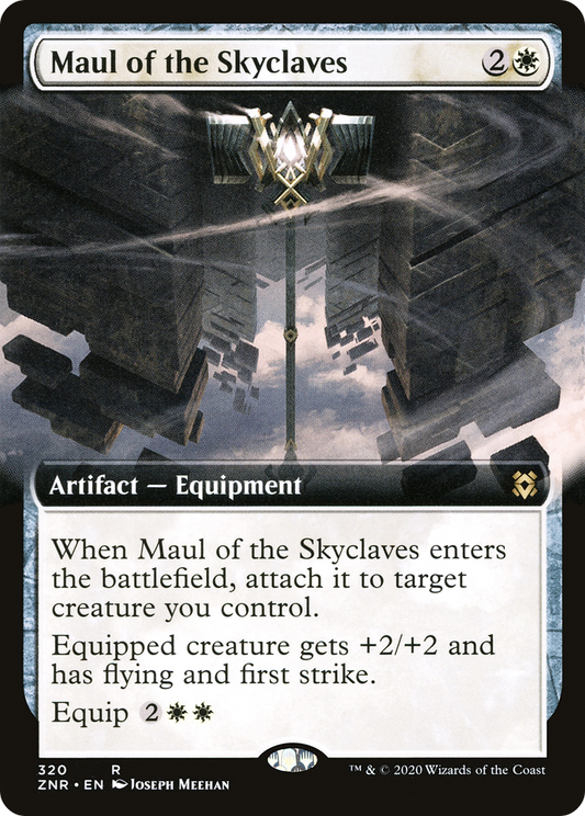Maul of the Skyclaves (ZNR-320) - Zendikar Rising: (Extended Art) Foil - Premium MTG Single from Wizards of the Coast - Just $0.18! Shop now at Game Crave Tournament Store