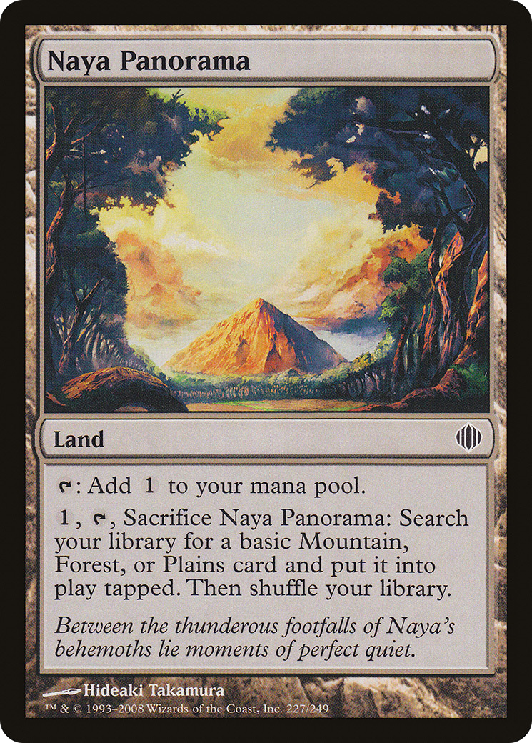 Naya Panorama (ALA-227) - Shards of Alara - Premium MTG Single from Wizards of the Coast - Just $0.08! Shop now at Game Crave Tournament Store