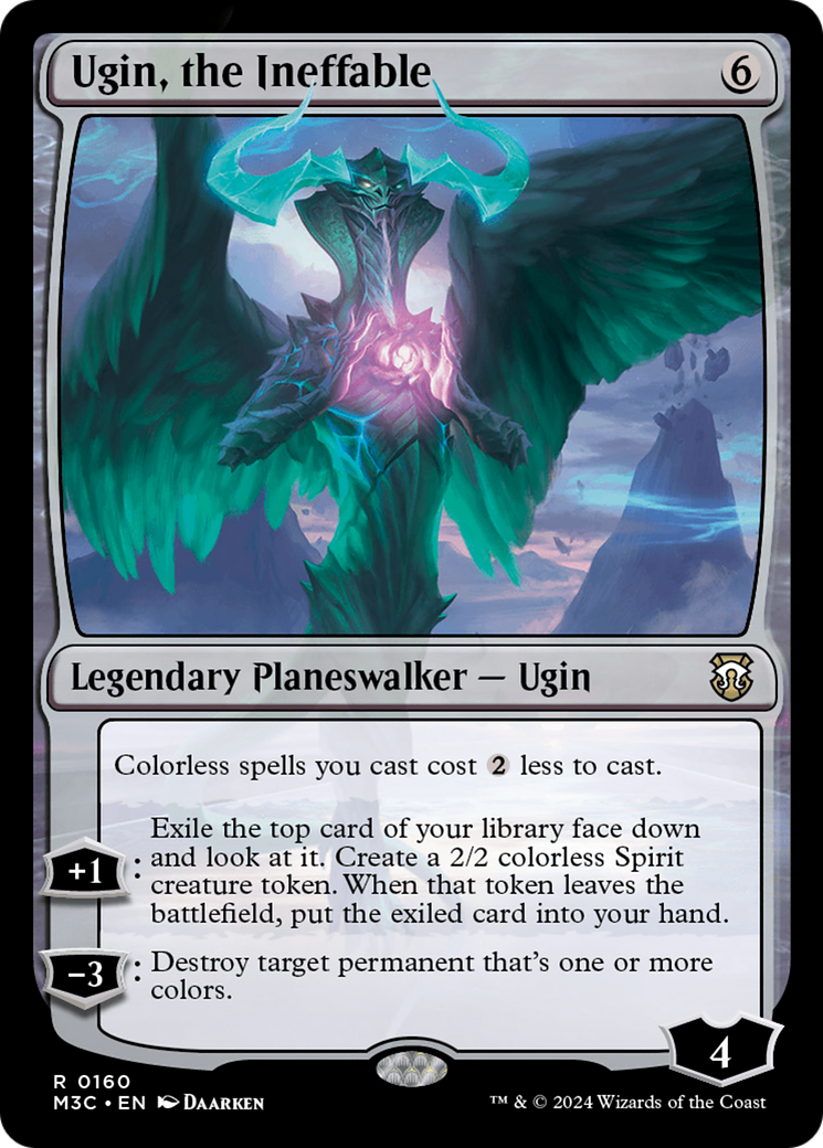 Ugin, the Ineffable (M3C-160) - Modern Horizons 3 Commander - Premium MTG Single from Wizards of the Coast - Just $0.75! Shop now at Game Crave Tournament Store