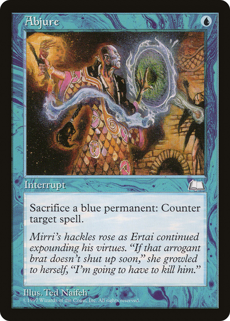 Abjure (WTH-031) - Weatherlight - Premium MTG Single from Wizards of the Coast - Just $0.46! Shop now at Game Crave Tournament Store