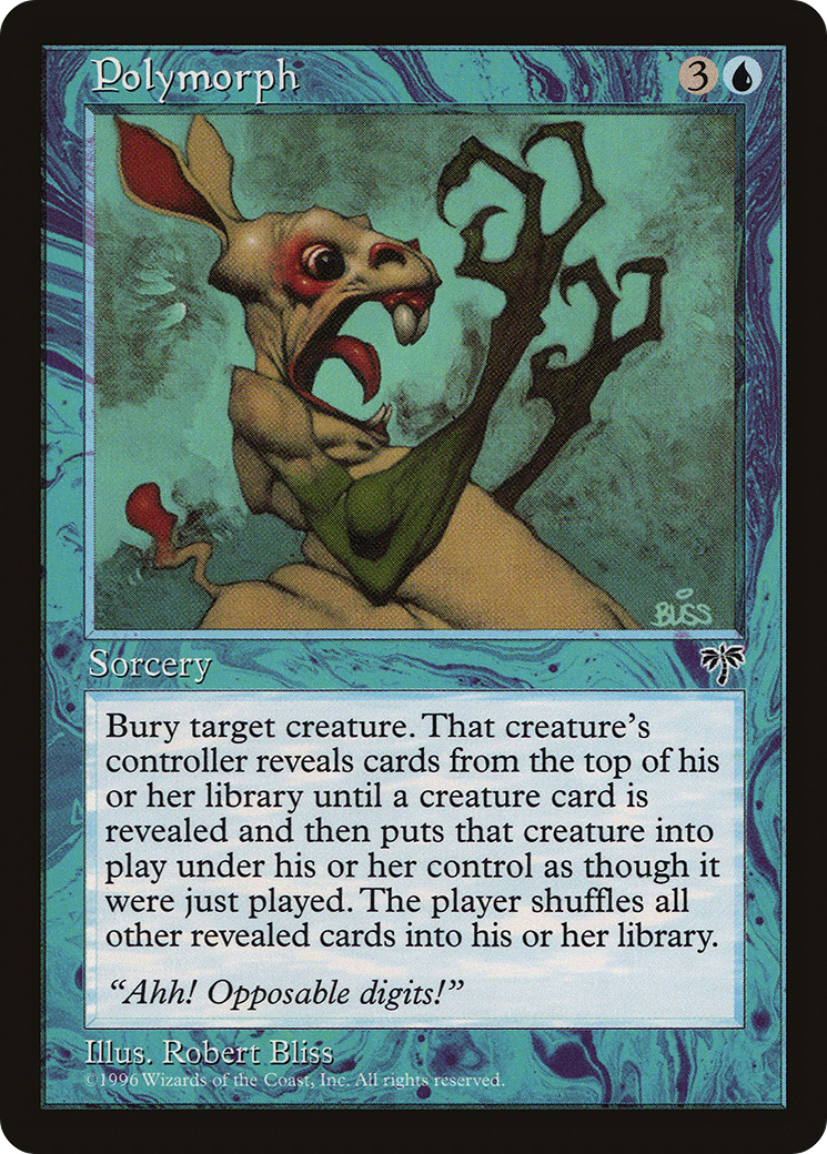 Polymorph (MIR-082) - Mirage - Premium MTG Single from Wizards of the Coast - Just $0.54! Shop now at Game Crave Tournament Store