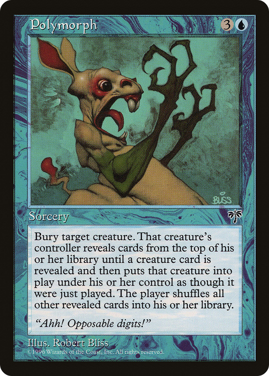 Polymorph (MIR-082) - Mirage - Premium MTG Single from Wizards of the Coast - Just $0.54! Shop now at Game Crave Tournament Store