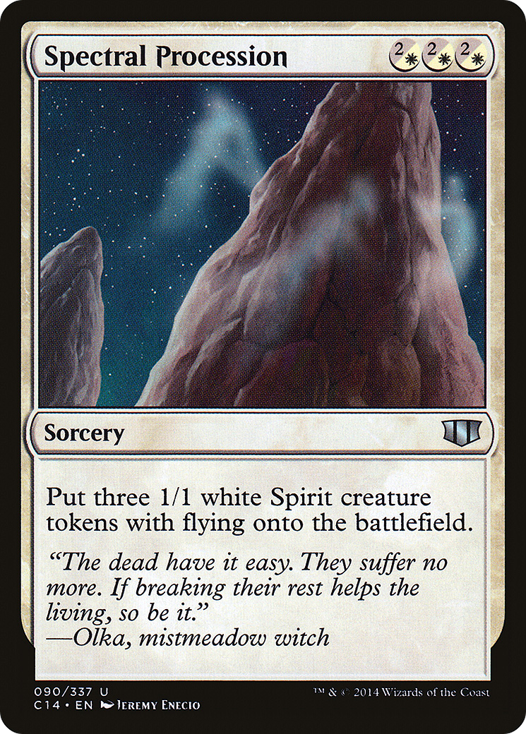 Spectral Procession (C14-090) - Commander 2014 - Premium MTG Single from Wizards of the Coast - Just $0.08! Shop now at Game Crave Tournament Store